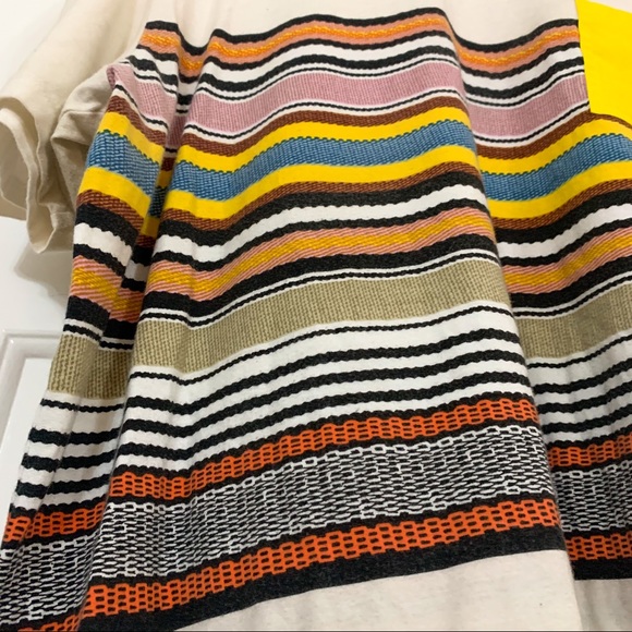 **SOLD** Tory Burch Patch Pocket Striped Tee - Picture 5 of 7